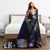 Leons Kennedy Residents Evils Blanket Super Warm Aesthetic Plush Bedding Throws For Kids Adult Couch Chair Bedspread Bed Cover