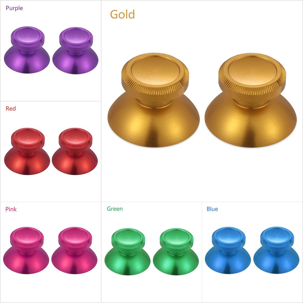 2PCS Metal Aluminum Slim Controller Thumbsticks Joystick Grip Analog stick For PS4 Xbox One Accessories