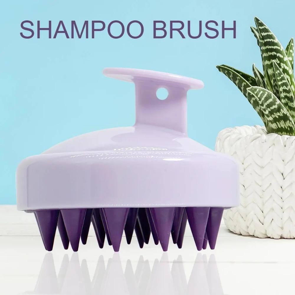 

Силіконовий шампунь Масажер для шкіри голови Масажер для волосся Голова Тіло Щітка для масажу шкіри голови Щітка для масажу шкіри голови Гребінець Щітка з чарівною ручкою Щітка для спа-масажу