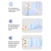 Baby Support Pillow Soft Breathable Infant Head Cushion for Newborns 0-12 Months Sleeping Lightweight Travel-friendly Baby Shaped Pillowcase