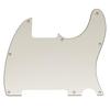 Musiclily Pro Guitar Pickguard for Squier Sonic Esquire H Electric Aged White 8-Hole Guitars, 3-Ply,