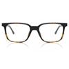 Clip On SqUare Tortoise SmartbUy collectiOn Briggs With Clip On U 0302 76m fashiOn Unisex Eyeglasses