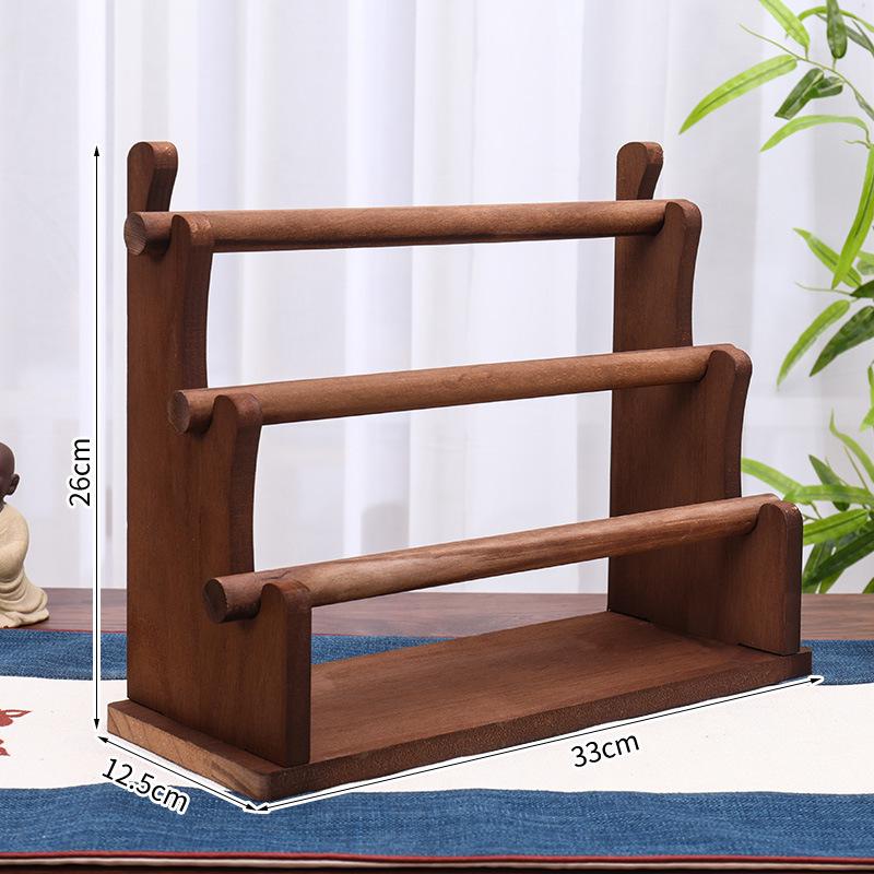 Solid Wood Creative Display Stand for Jewelry, Figurines, Snacks, and Succulents
