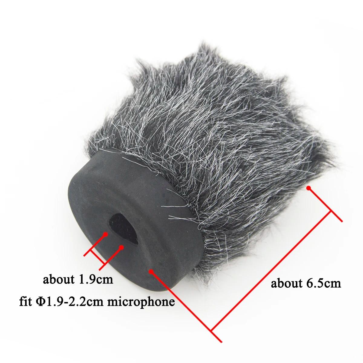 Coolvox MIC Наушник на ветровое стекло для RODE VideoMic для Takstar SGC-598 MKE600 Ветрозащитный экран из искусственного меха глубиной 12,5 см XHC19-65jk