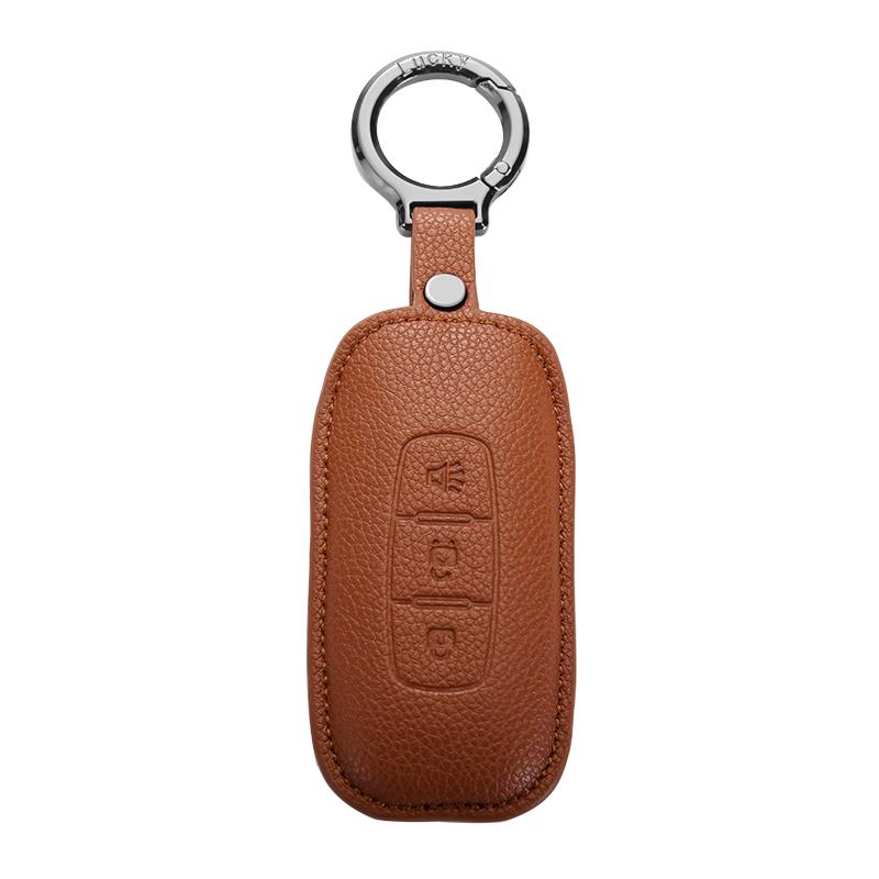 Genuine Leather Auto Smart Key Fob Cover Fit For Nissan Qashqai Juke J10 J11 X-Trail T32 T31 Kicks Tiida Altima Pathfinder Note Automotive Auto