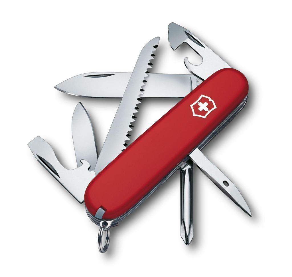 VICTORINOX Hiker Swiss Army Knife multifunction knife mountaineering equipment DIY hiking saw wit...