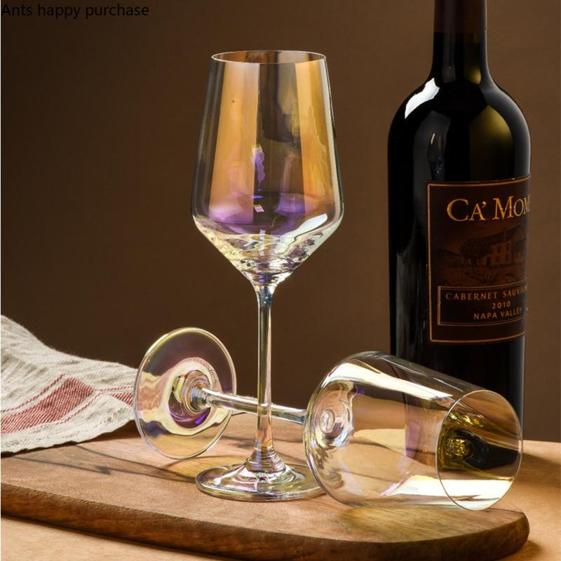 Tall Glass Red Wine Glass Rotatable Acrylic Crystal Cup Holder Wine Glass Transparent Crystal Glass Cup Storage Rack Gifts