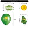 Irish Theme Paper Party Decoration Set Event Planning Supplies Party Accessories Banners and Cake Toppers with Balloons