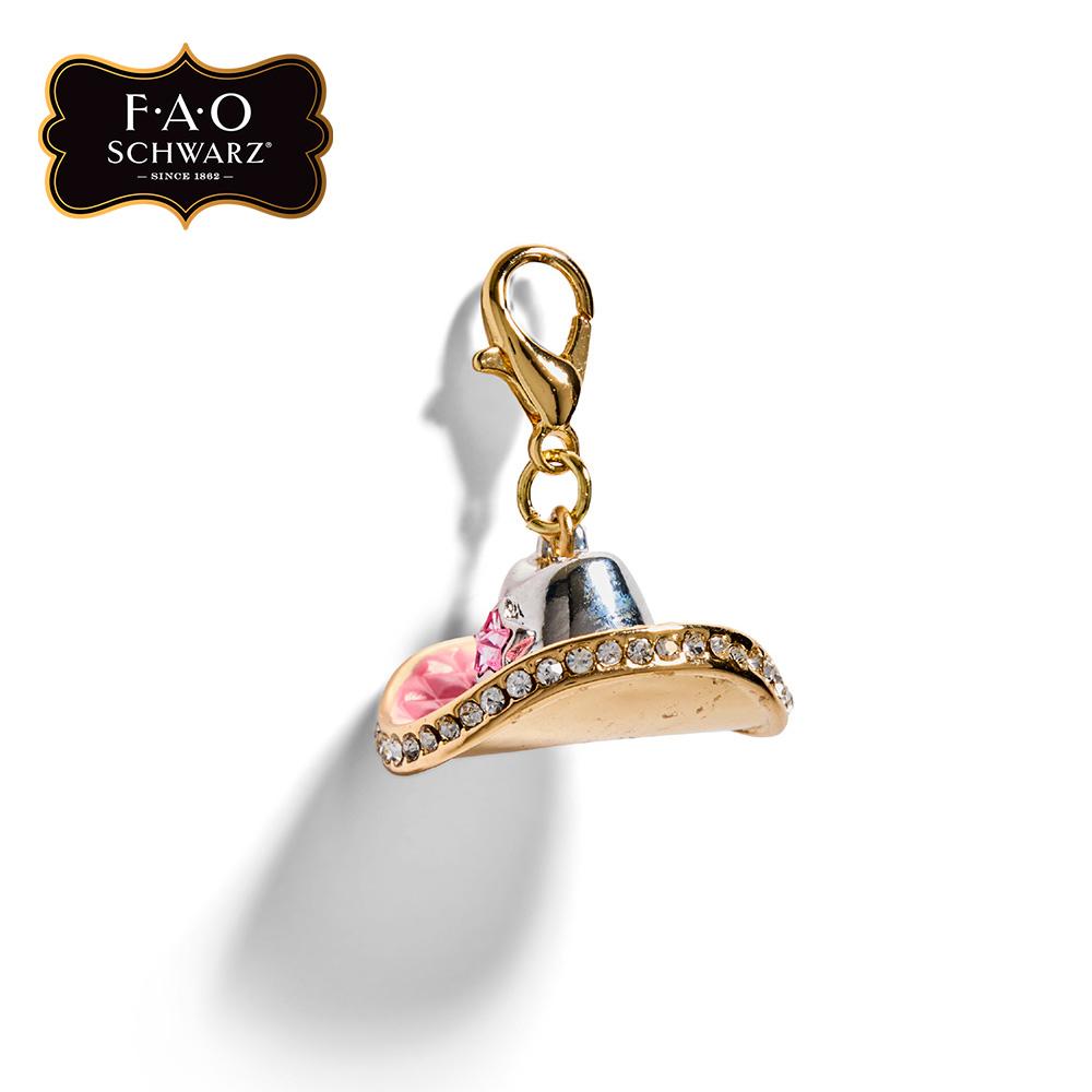 [toytron] FAO Schwarz Girls' Jewelry Charm Cowboy Hat