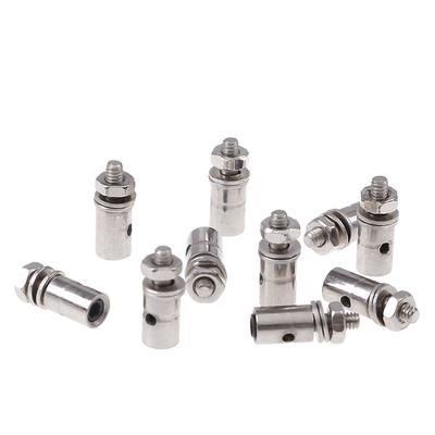 10Pcs Rc Airplane Boat Pushrod Linkage Stopper Servo Connectors