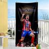 Atletico Madrid Customize Text Beach Towel High Absorbency & Quick-Dry Portable for SwimmingBeachCamping Travel Beach AccessoriesGym