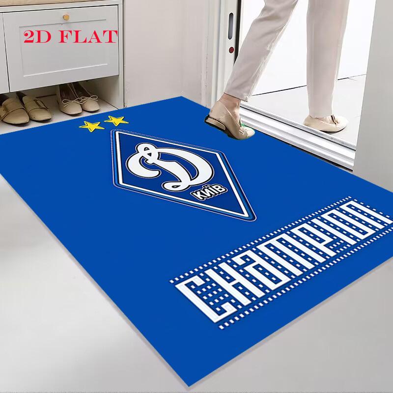 FC Dynamo Kiew Teppich für Wohnzimmer Schlafzimmer Zuhause Sofa Dekoration, Kinder Spielrutschfeste Bodenmatte