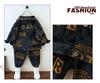 Boys' Handsome Trendy Cotton Workwear Set - Autumn Two-Piece for Small and Medium Kids