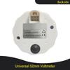 Boat Truck Universal 52mm 8-16V 18-32V Voltmeter Voltage Volt Gauge with 8 Colors Backlight for Motorcycle Vehicle Car