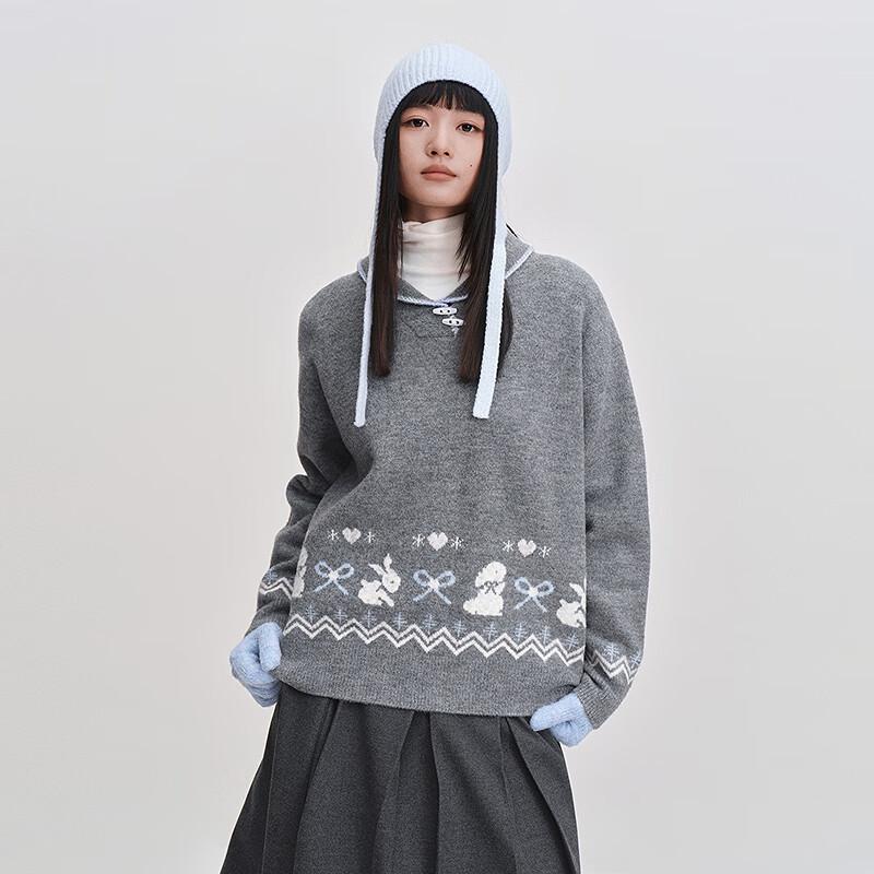 Ledin Women's Fair Isle Loose-Fit Knit Sweater