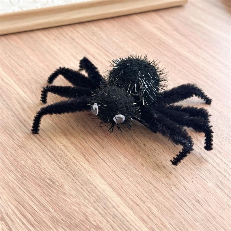 

Изысканное и причудливое украшение для волос в виде паука на Хэллоуин, заколка для волос для девочки на вечеринку на Хэллоуин, украшение для вечеринки Size fits all