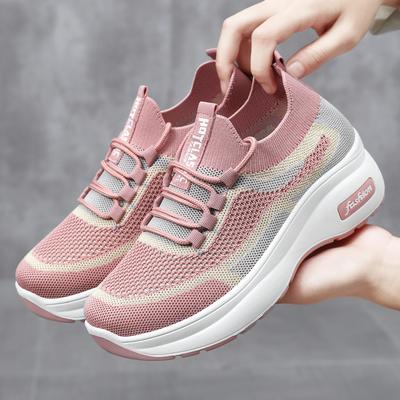 Women's Shoes Spring Thick Bottom Casual Style Women's Shoes Increased Shoes Breathable Comfortable Mom Shoes Casual Soft Walking All Day Sneakers