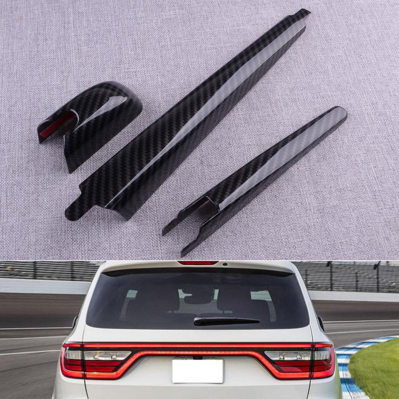 Накладка на задний дворник в стиле карбона из АБС-пластика, подходящая для Dodge Durango SUV 2018 2017 2016 2015 2014 2013 2012 2011