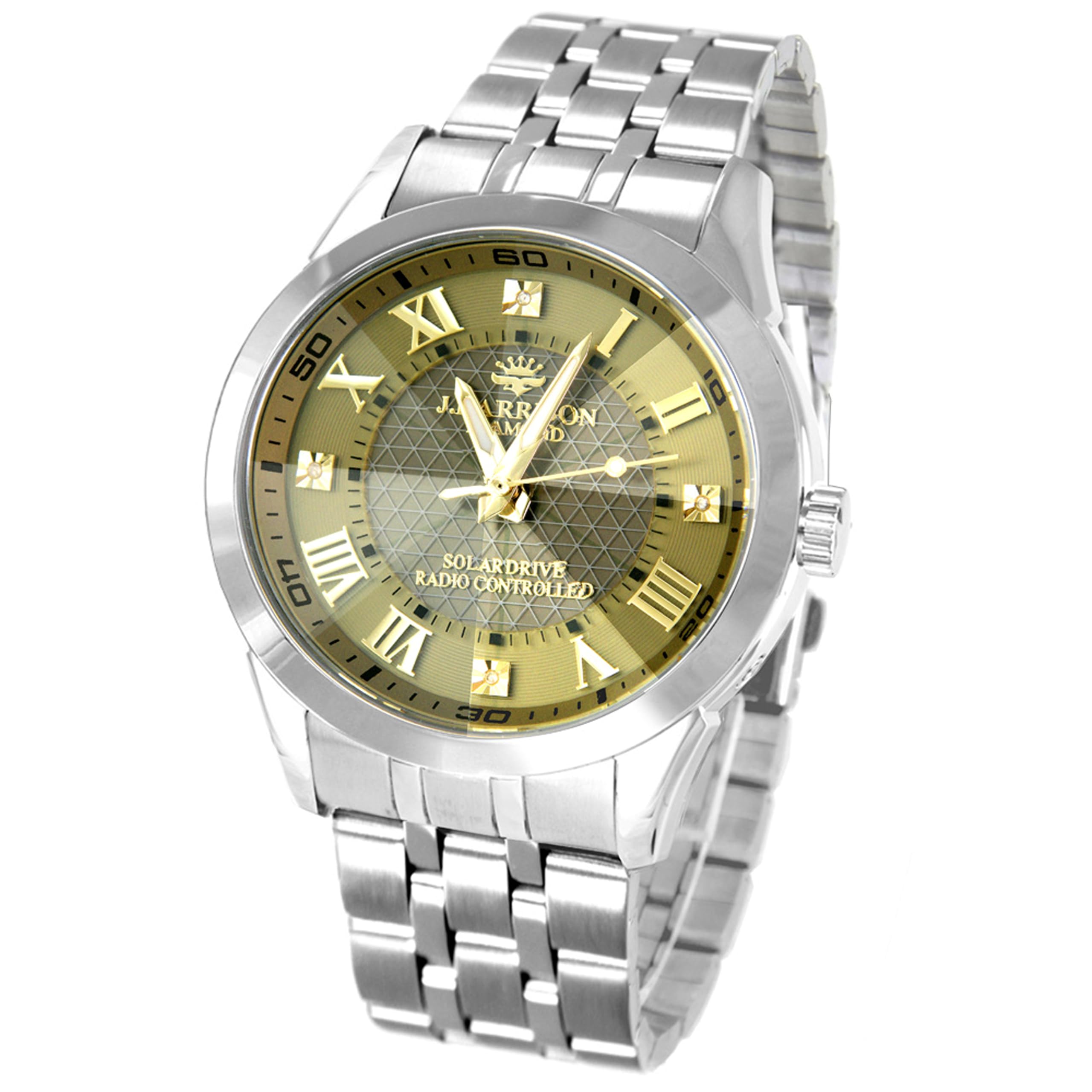 

[John Harrison] John Harrison Watch JH-082A-MGD Men s Silver