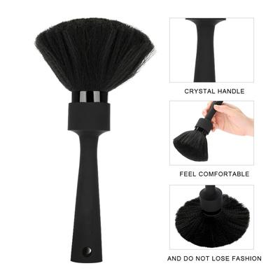 Ergonomic Design Neck Duster Soft Hair Cleaning Brush Neck Cleanup Hairdressing Brush  Salon Use