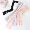 Summer Pearl Sleeves Outdoor Sun Protection Women Bow Long Ice Seeves Sun Protection Sleeves Thin Gloves Sunscreen Accessories