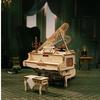 Tsukurundesu® 3D Wooden Puzzle Music Box Series (Magic Piano) with Japanese Instructions