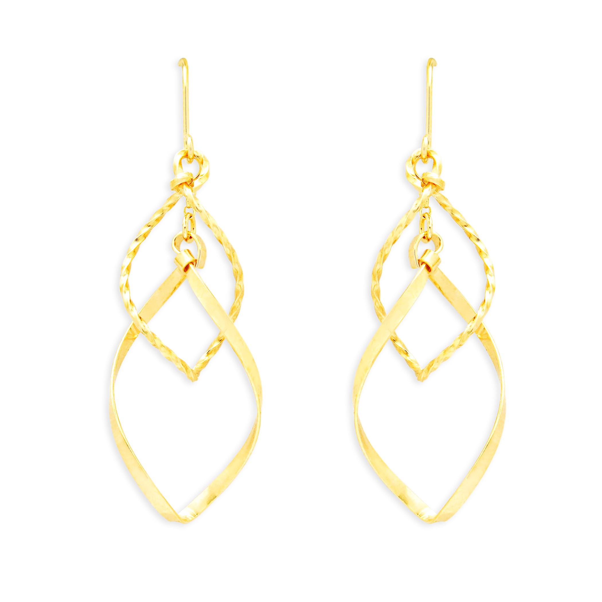 

ESTELLE [Official] Women s Hook Earrings, 10K Yellow Gold, 0202-3424-0019-0000