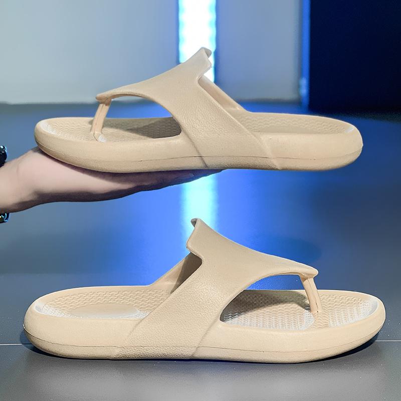 Fashion Men's Slippers Flip Flops Indoor Outdoor Beach Sandals Soft Sole Slides Summer Men Non-slip Home Slippers Flip Flops