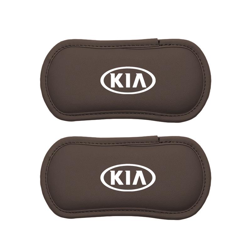 Car Interior Leg Knee Rest Pads Leather Cushion For KIA K3 Sportage Carnival K5 Seltos Pegas KX1 EV5 Sonet EV6 K4 EV3 Ceed K8