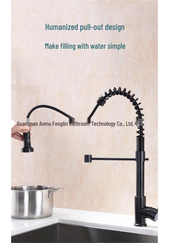 Pull-Out Kitchen Sink Faucet Aerator Spray Head