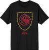 Fire Will ReignTagline. Targaryen Shield Dragon Symbol T Shirt New 100% Cotton Short Sleeve O-Neck T-shirt Casual Mens Top - ...