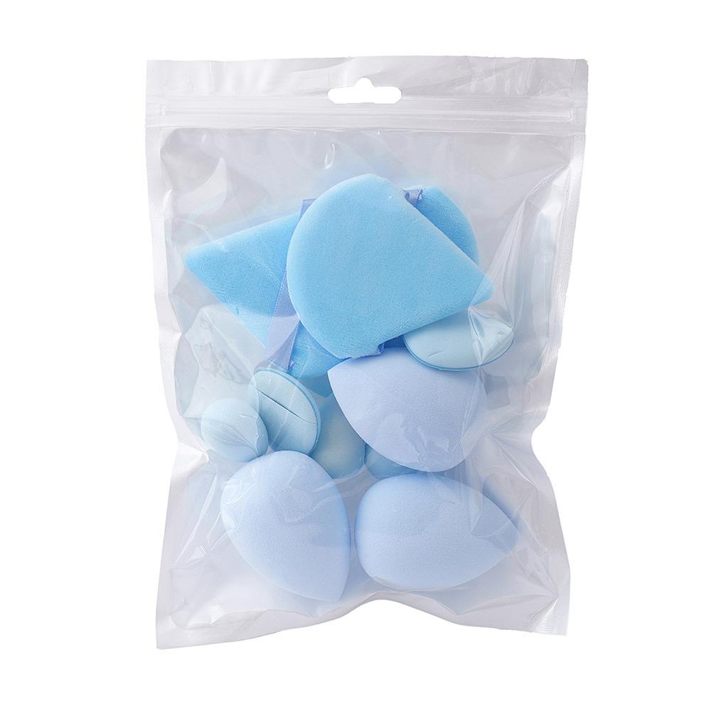 12pcs Makeup Accessories All-Purpose Makeup Sponge Set 4Types Dry Wet Dual Use Beauty Egg Beauty Tools Foundation Sponges
