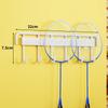 Wall Mounted Badminton Racquet Rack Hanging Hook Large Capacity Sturdy Tennis Racket Holder