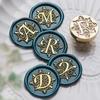 Letter Series Sealing Wax Stamp for Christmas Envelopes Card Wedding Invitation Decorations Capital F Wax Seal Stamp