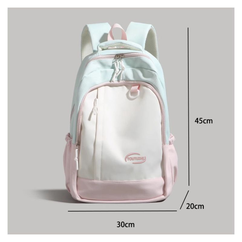 Schoolbag small fresh high value backpack girls 1011 new trendy large capacity contrasting color junior high school student schoolbag