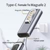 Adattatore Convertitore da USB C a Magsaf Adattatore di Ricarica per PC per Notebook Macbook
