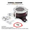 Motorcycle Air Filter Intake Cleaner System Kit For Harley Touring Road King Ultra Limited Dyna Super Glide Softail Night Train