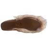 UGG Jeanie Fluff Flat Sheepskin Slip-On Comfortable Casual Shoes Women Flats Pink 1097554-AMB