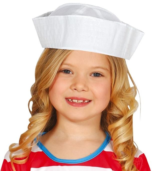 Children' Sailor Hat White Carnival