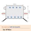 Magnetic Car Windshield Snow & Sun Cover: Dustproof, Heat-Insulating Half Sunshade