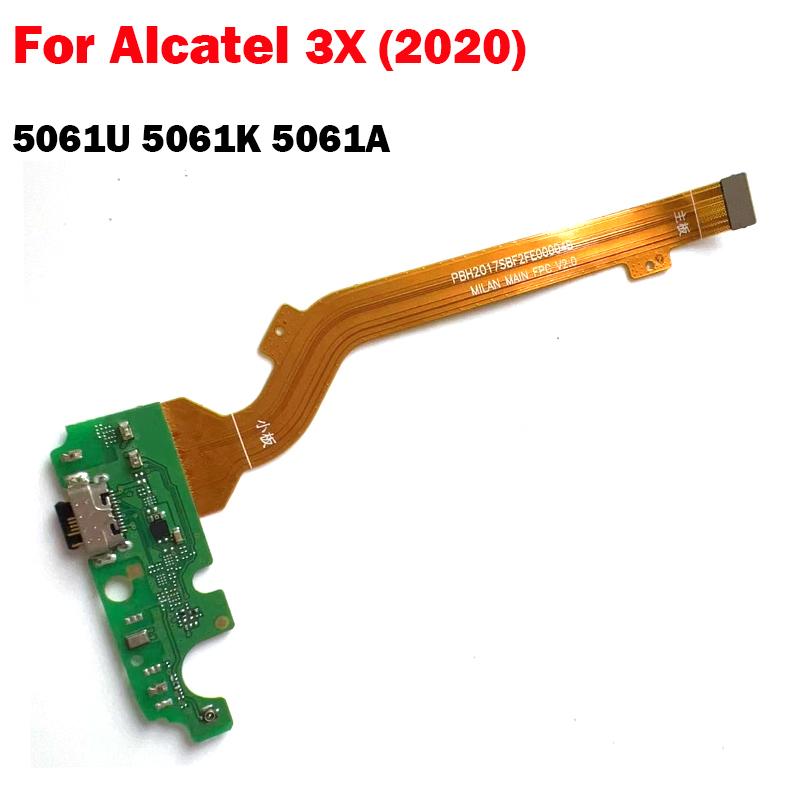 For Alcatel 3X 2020 5061U 5061K 5061A USB Charging Port Dock Connector Board Flex Cable