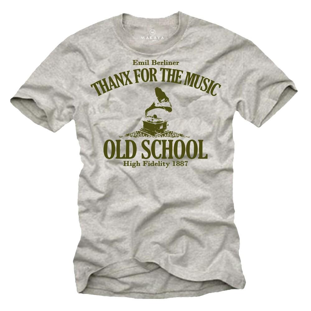 

Music Mens DJ TShirt with Vintage Gramophone Mens Party Turntable Shirt Unisex T-Shirt XXXXL