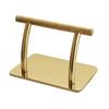 Stainless Steel Movable Salon Chair Footrest - Floor-Standing Pedal for Hair Salons
