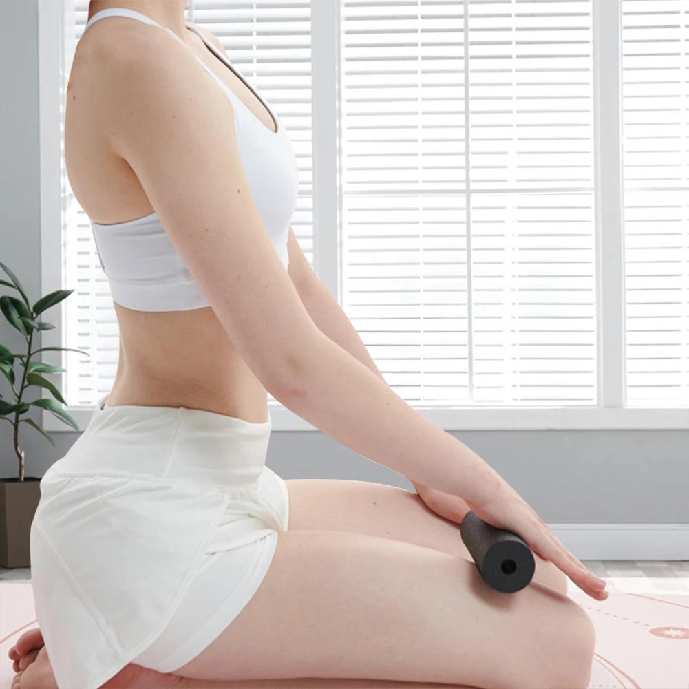 Mini Foam Roller Yoga Column Heavy Duty Exercise Roller Muscle Roller EPP Hollow Massage Roller for Bodybuilding