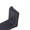 10Pcs L Type Rubber Base Non-Slip Foot Pad Slotted Angle Bar Triangle Feet Shelf Iron Bed Foot Cover Protective Rubber Sleeve