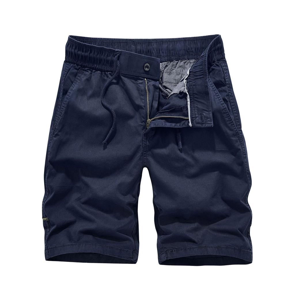 Men's Casual Color Outdoors Pocket Beach Work Trouser Cargo Shorts Pant