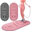 Skipping Rope Mat Anti-Noise Jump Rope Mat Exercise Nonslip Shock Absorption Yoga Mat Tpe Skipping Mat Fitness Yoga Pad