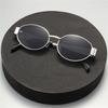 2PCS  Vintage Punk Style Sunglasses Men Retro Round Metal Frame Women Sun Glasses Fashion Eyewear
