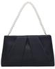 Gurina 3-Way Party Bag for Women, Pearl HandbagClutch Bag, Perfect for Weddings, Receptions, and Graduations (Black)