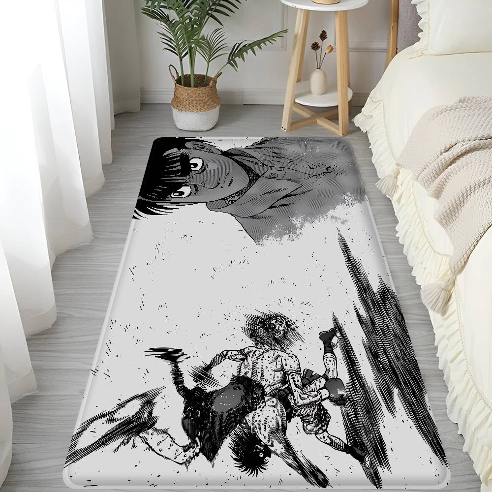Hajime No Ippo Anime Kitchen Mat Kids Room Bedroom Decoration Balcony Anti-Slip Doormat Living Room Alfombra